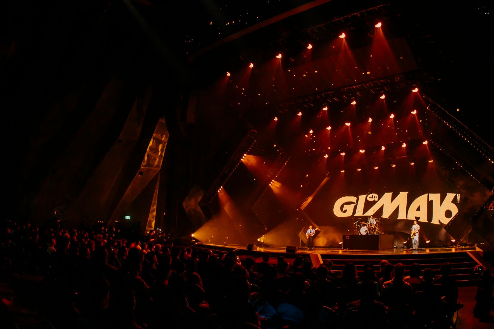 On the picture is the 16th Golden Indie Music Awards (GIMA) stage.