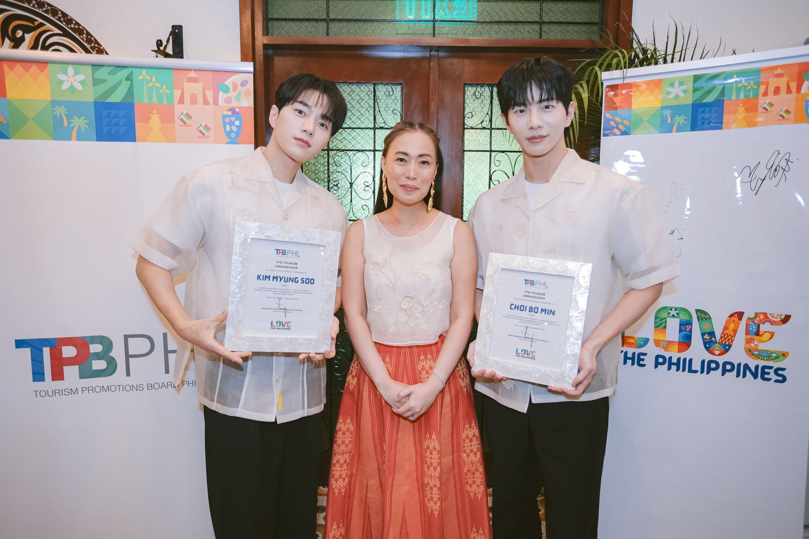 Global Stars Kim Myung Soo and Choi Bo Min Named TPBPHL Tourism Ambassadors to Strengthen Korea-PH Tourism Ties