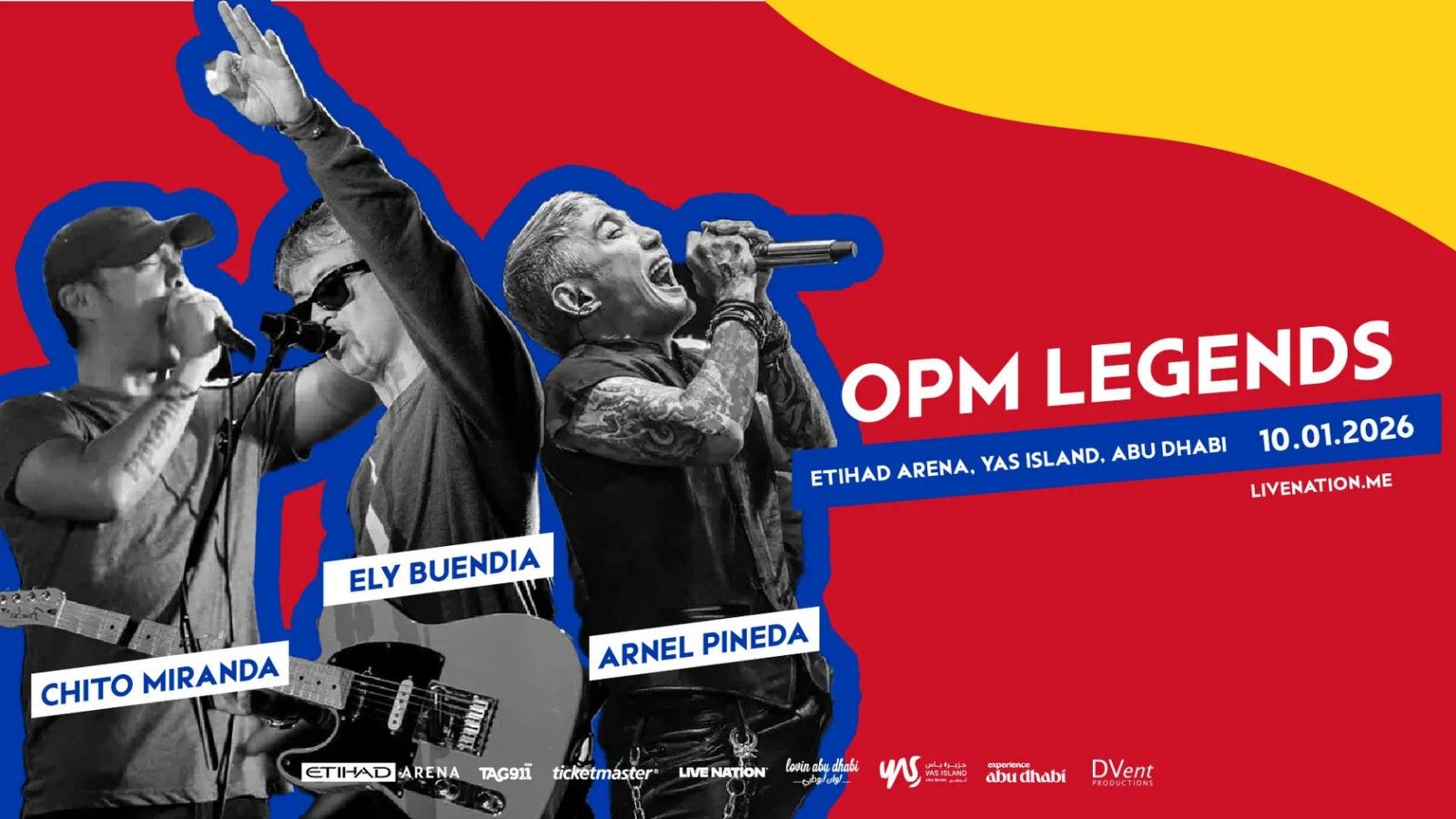 OPM Legends: Ely Buendia, Chito Miranda, and Arnel Pineda to headline concert in Abu Dhabi