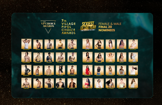 The Pipol’s Final Choice: VPCA’s Final 20 for the Sexiest Award