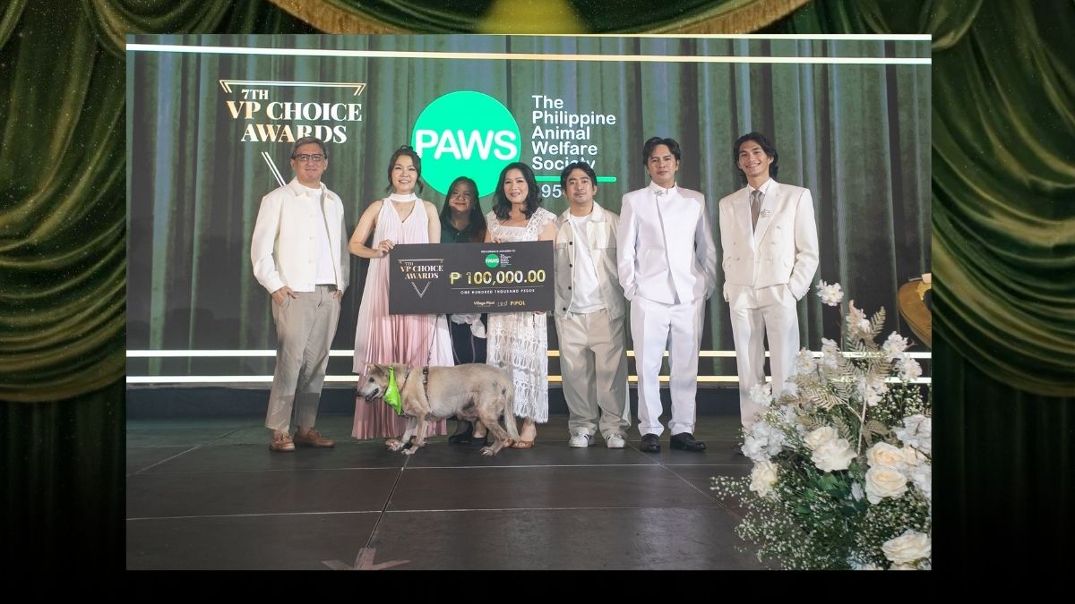 Philippine Animal Welfare Society (PAWS) Takes Centerstage as the Heart of the 7th VP Choice Awards Gala and Awards Night