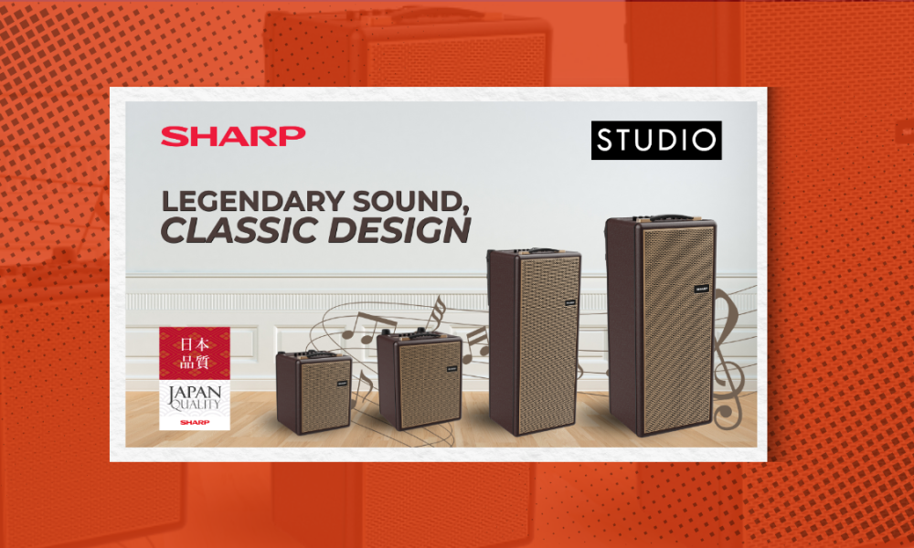 Sharp Philippines Brings Back Timeless Style with the New Classic Speaker Series